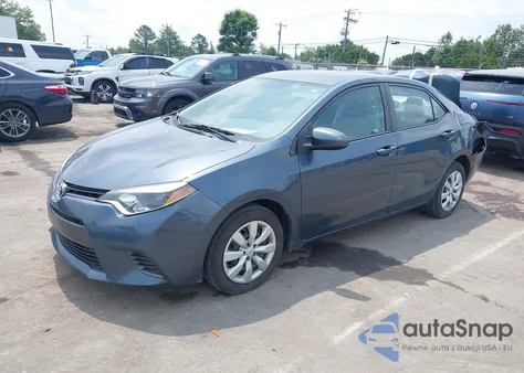 2016 Toyota Corolla Le from USA, damaged, VIN 2T1BURHE6GC628873